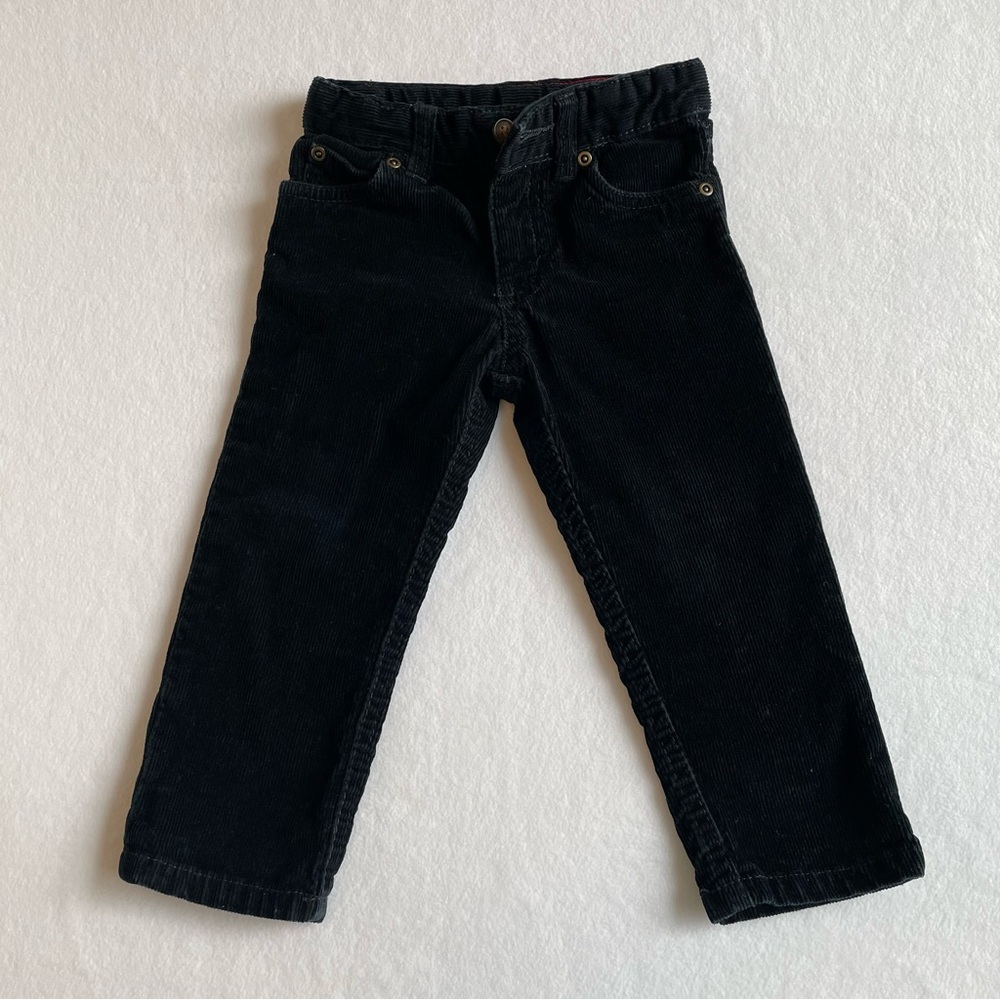 Carter’s Black Corduroy Pants Adjustable Waist 2T